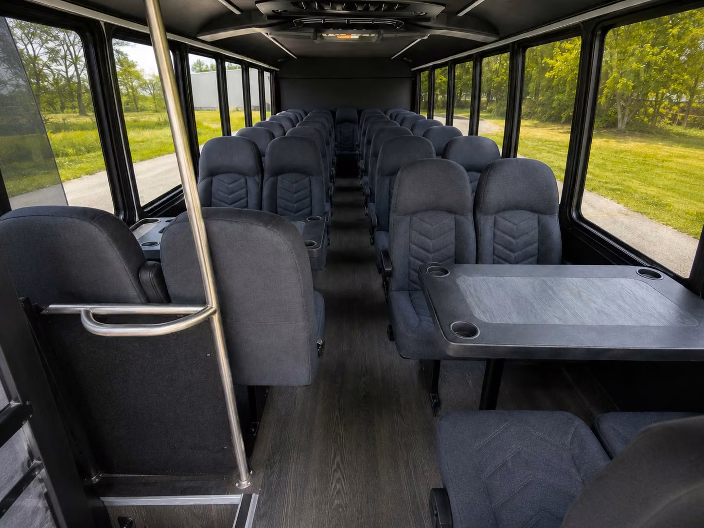 15 passenger minibus interior