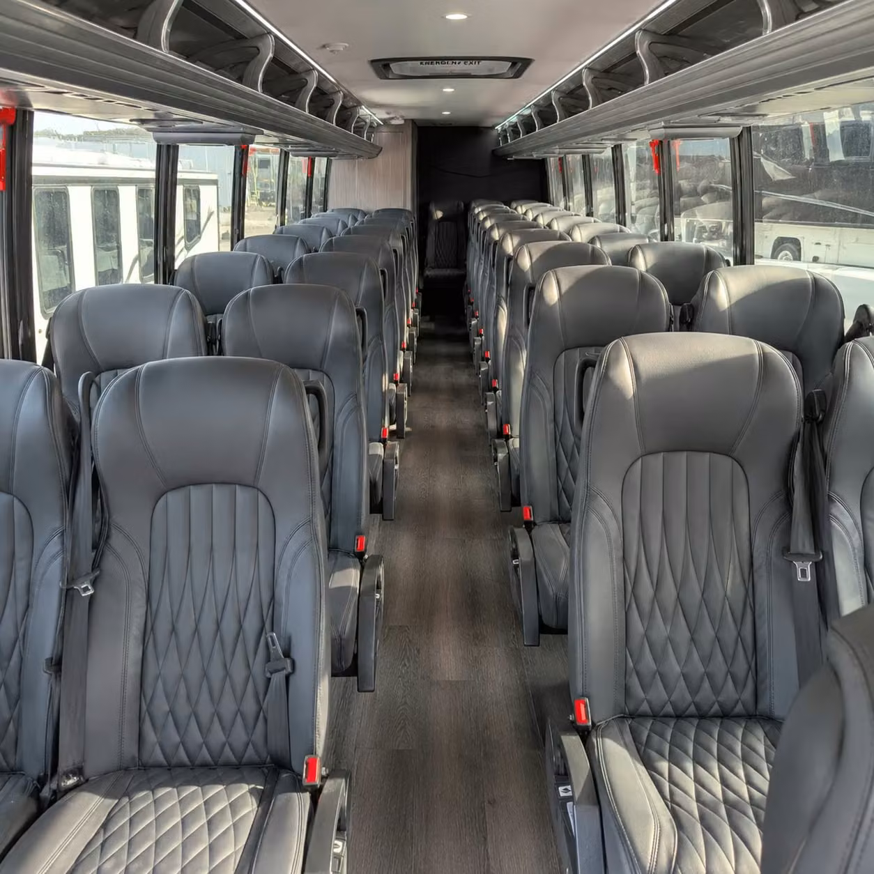 28 passenger minibus interior