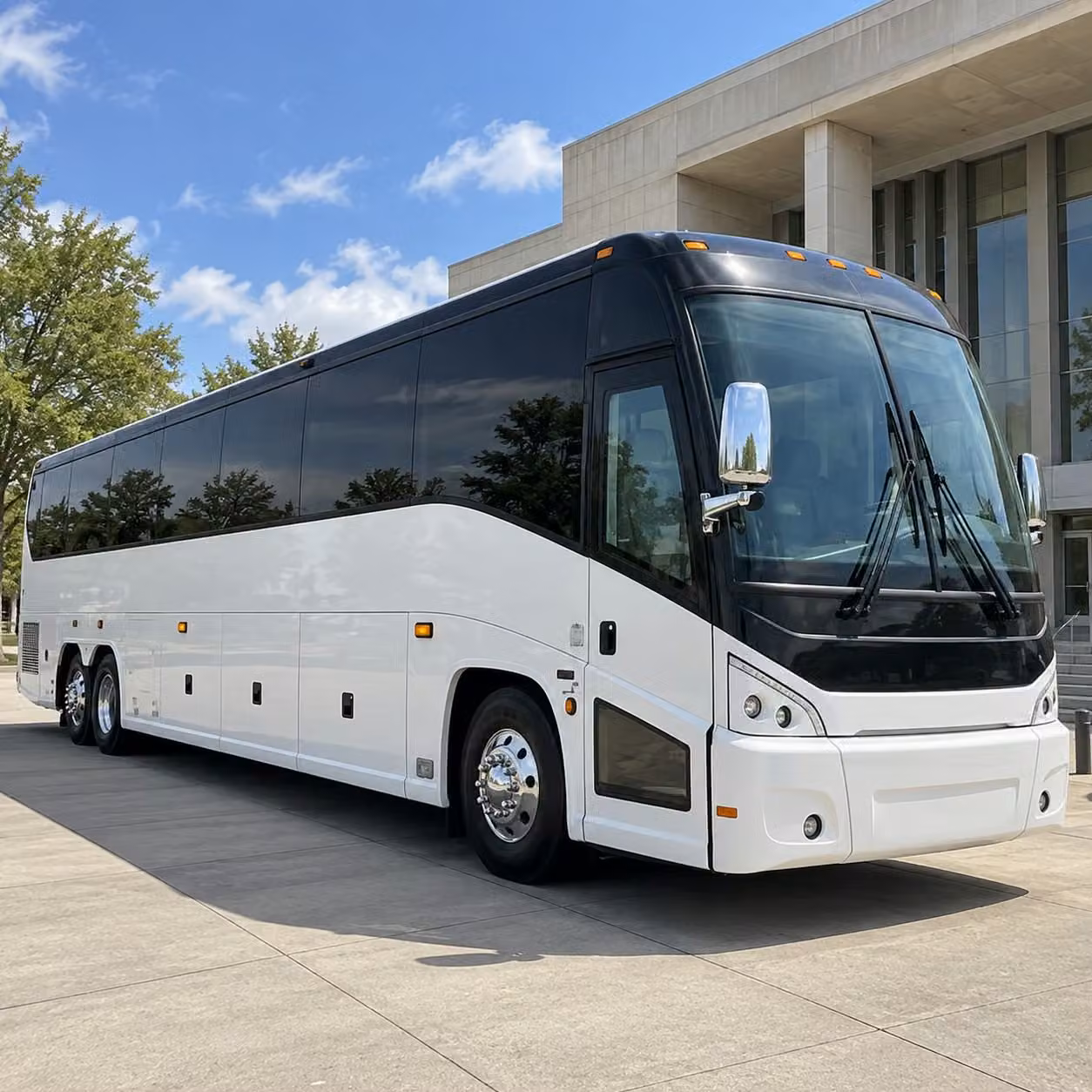 charter bus rentals in cape coral for large prom groups and school organized transportation