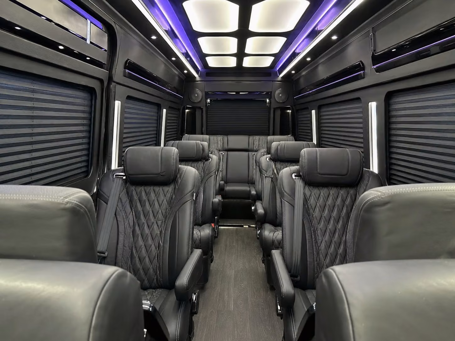 sprinter van with driver interior